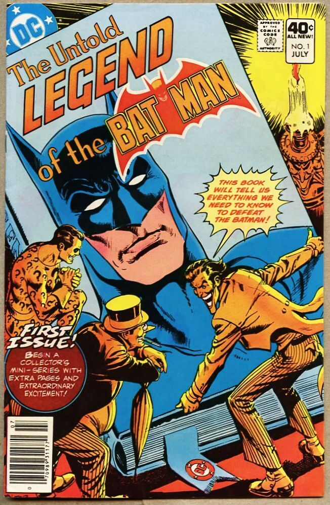 Untold Legend Of The Batman #1-1980 fn/vf 7.0 Jim Aparo John Byrne Joker