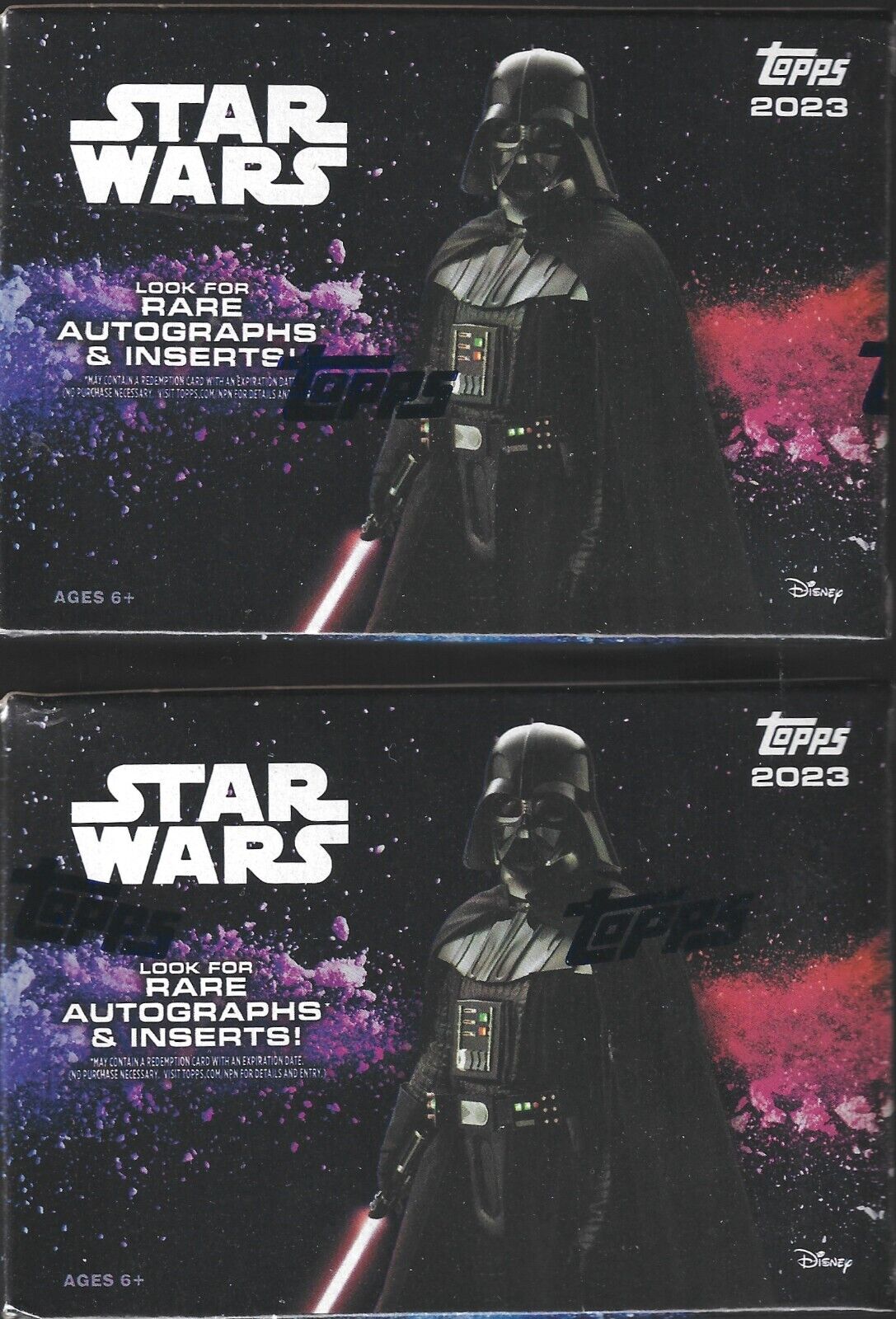 2023 Star Wars Flagship TWO Retail Blaster Box 70 Cards x2 Gold Refractor Insert