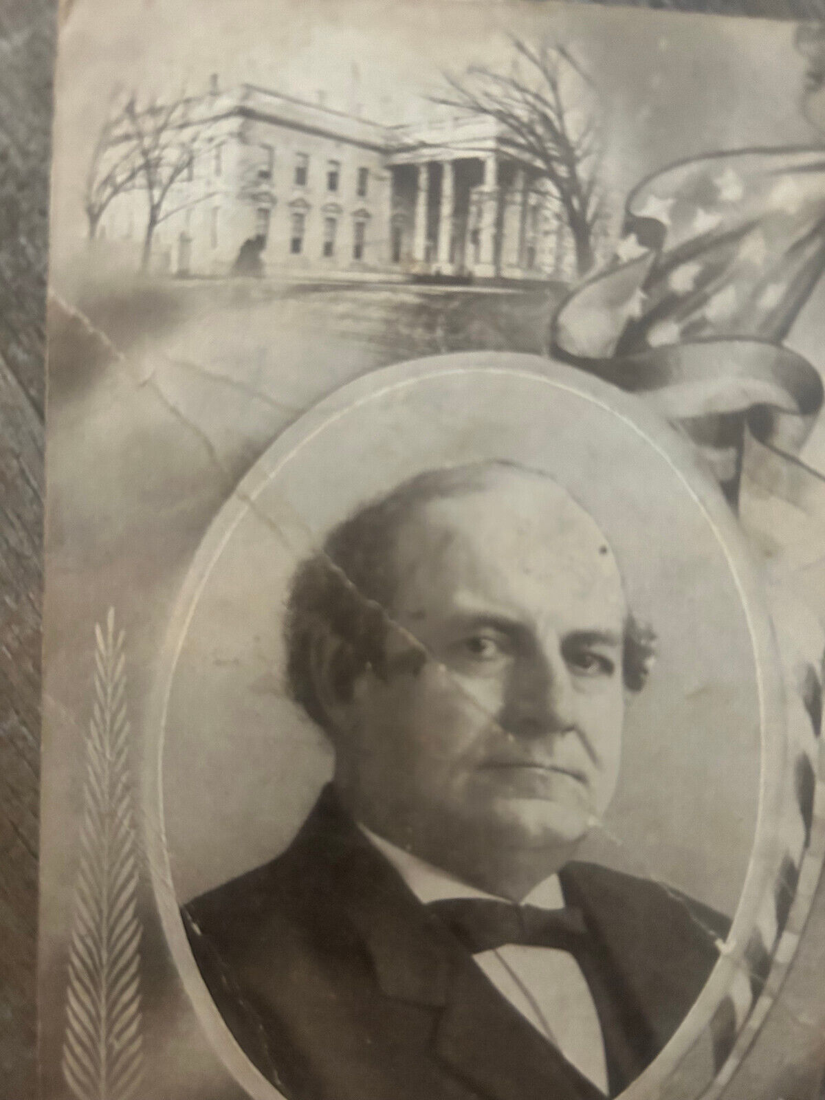 William Jennings Bryan President Campaign Vintage Postcard  Postmarked 1908