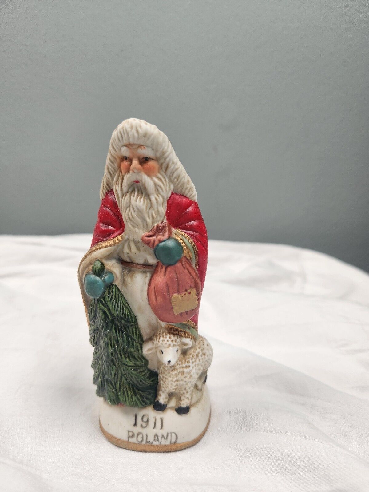Vintage Christmas Figurine “Memories of Santa” Poland 1911 Santa.