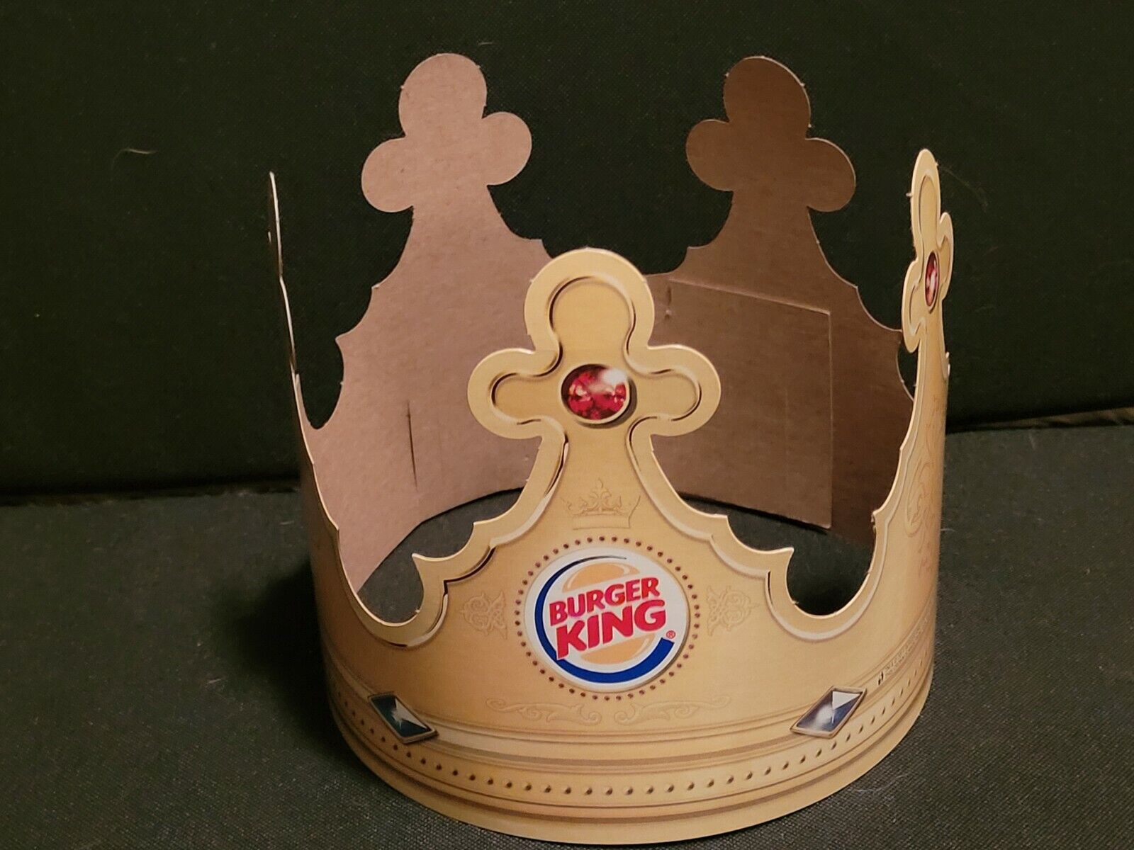 burger king paper crown, one crown shipped in a box