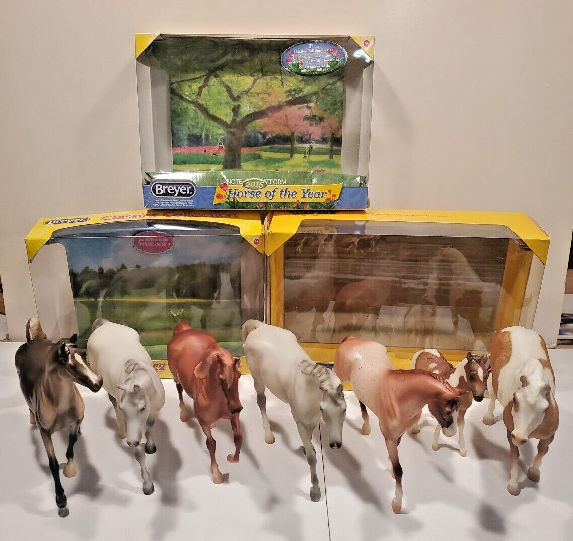 Breyer horses, lot of 6