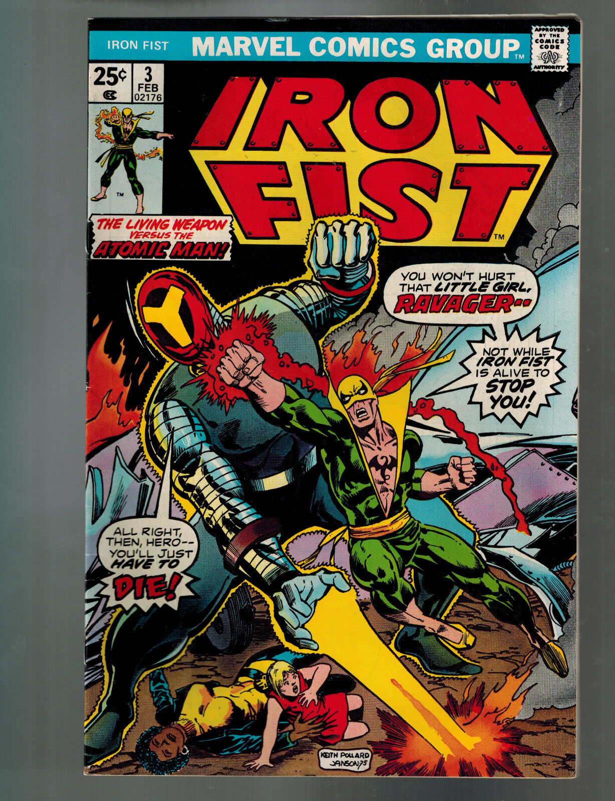 Iron Fist #3 #7 #9  (Marvel) 1st Print by Chris Claremont & John Byrne - NETFLIX