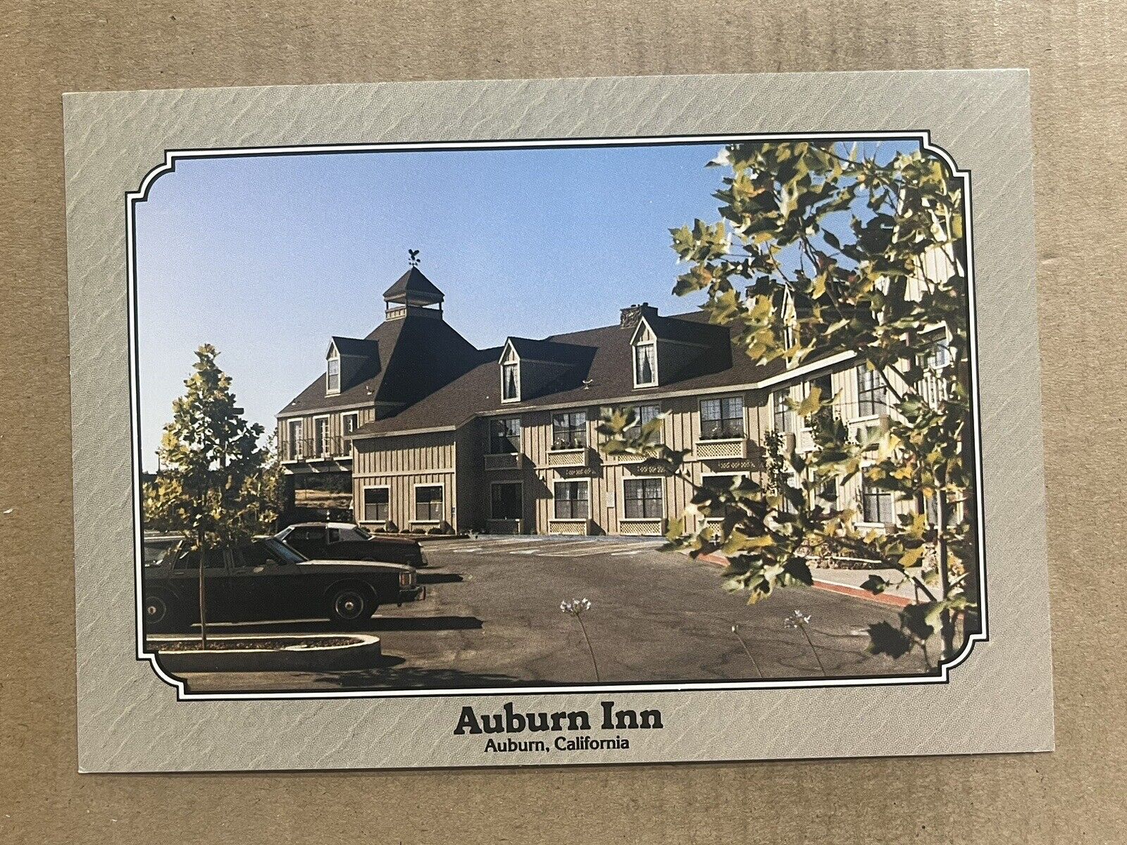 Postcard California CA Auburn Inn Hotel Motel Vintage Roadside PC