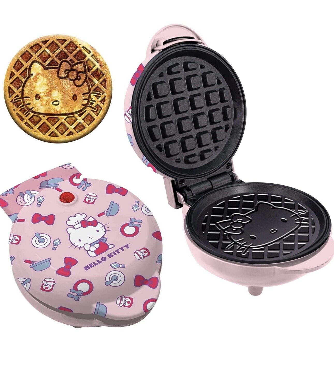 Sanrio Hello Kitty Breakfast Kitchen Waffle Iron Pancake Maker Housewares