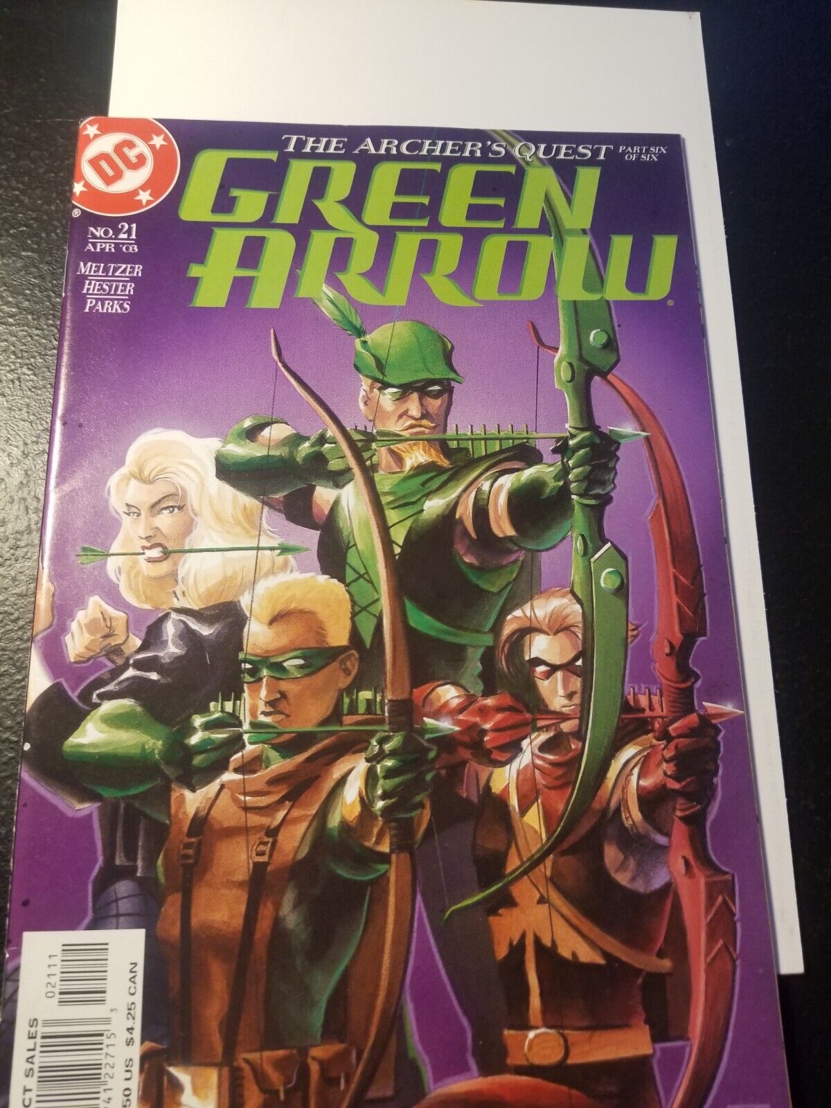 Green arrow    Archer\'s quest  Quiver DC Comics Kevin Smith 2001 Run 