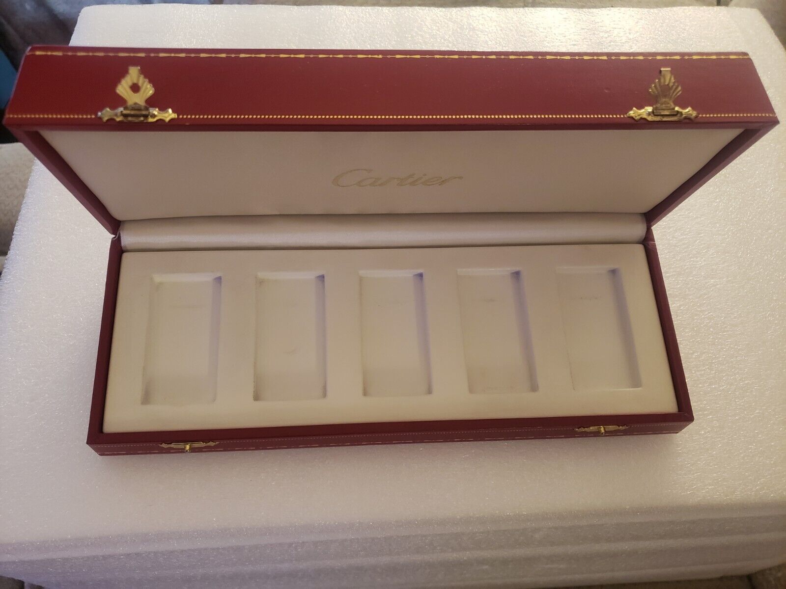 CARTIER Rare 5 Lighter Display Jewelry Box 