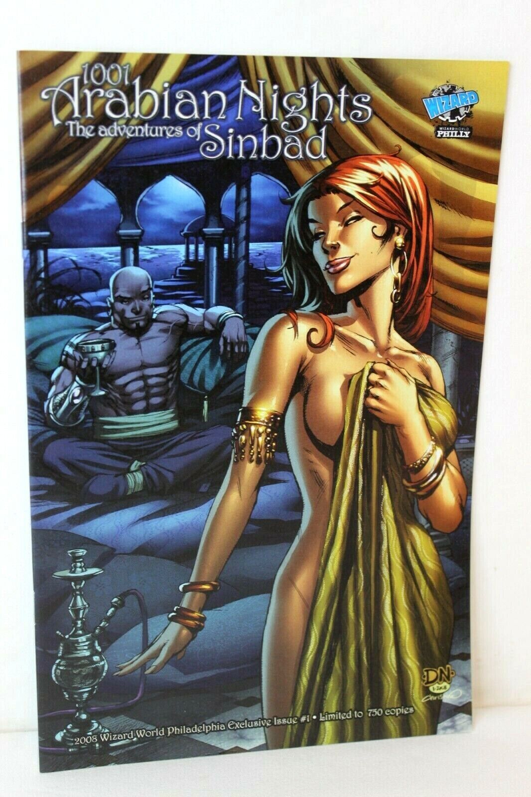 1001 Arabian Nights Adventures Sinbad #1 2008 Philadelphia Exclusive LTD 750 F+
