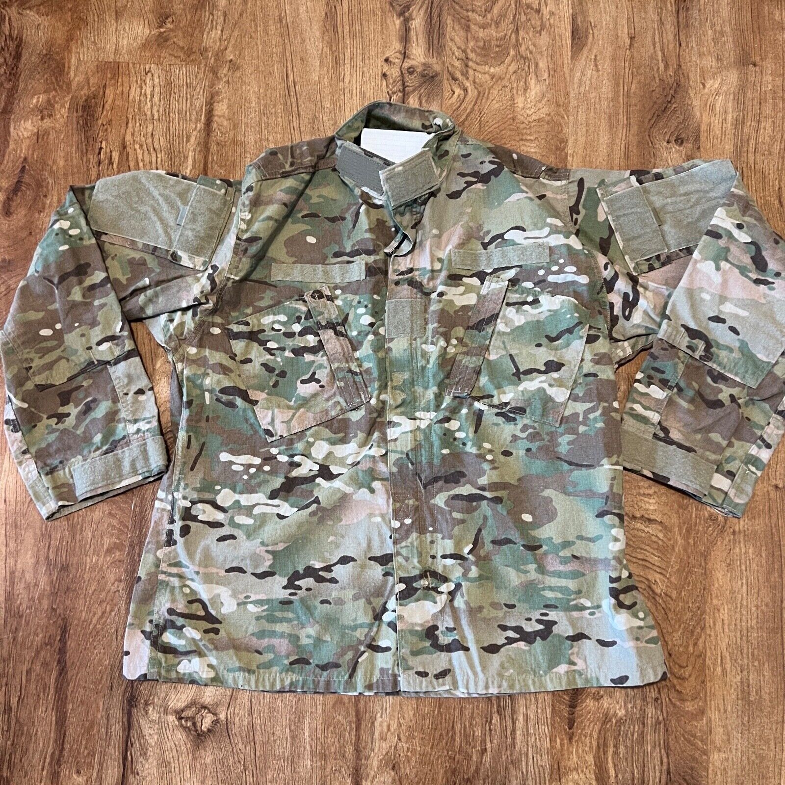US Army OCP Multicam Combat Coat Jacket Large Regular Military ACU Shirt