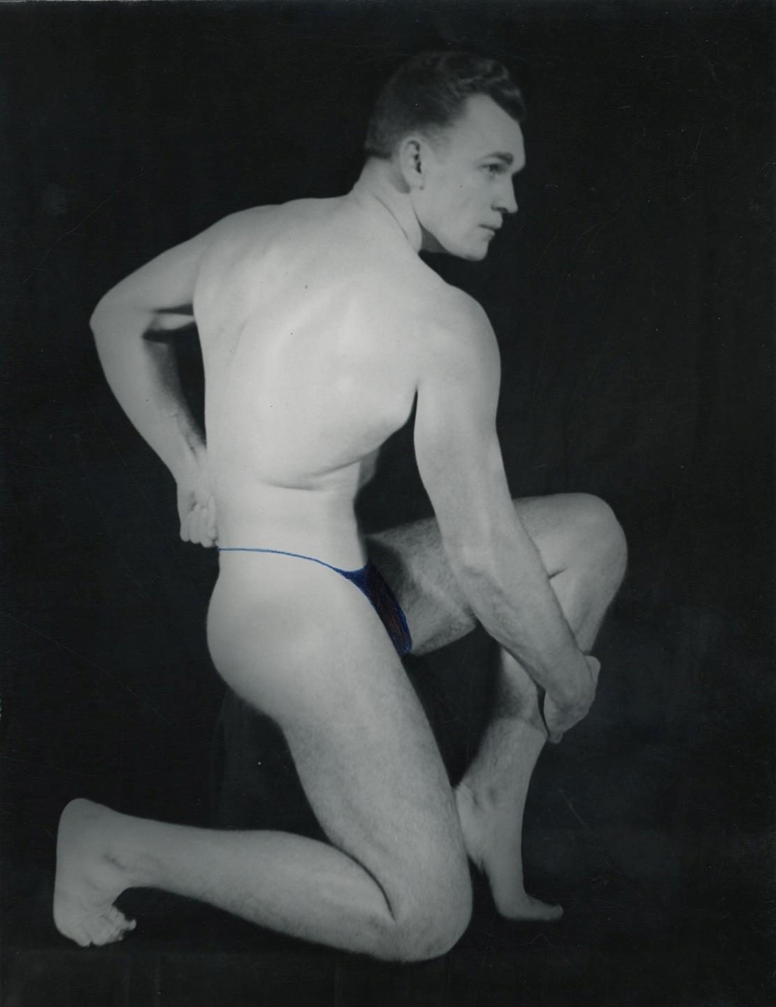 c. 1930\'s James Grabitz Photograph by Earl Forbes GAY BEEFCAKE