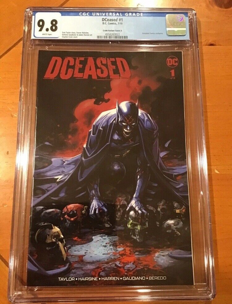 Dceased 1 CGC 9.8 (Crain Variant, Cover A, DC Comics, Scorpions Comics, 2019)