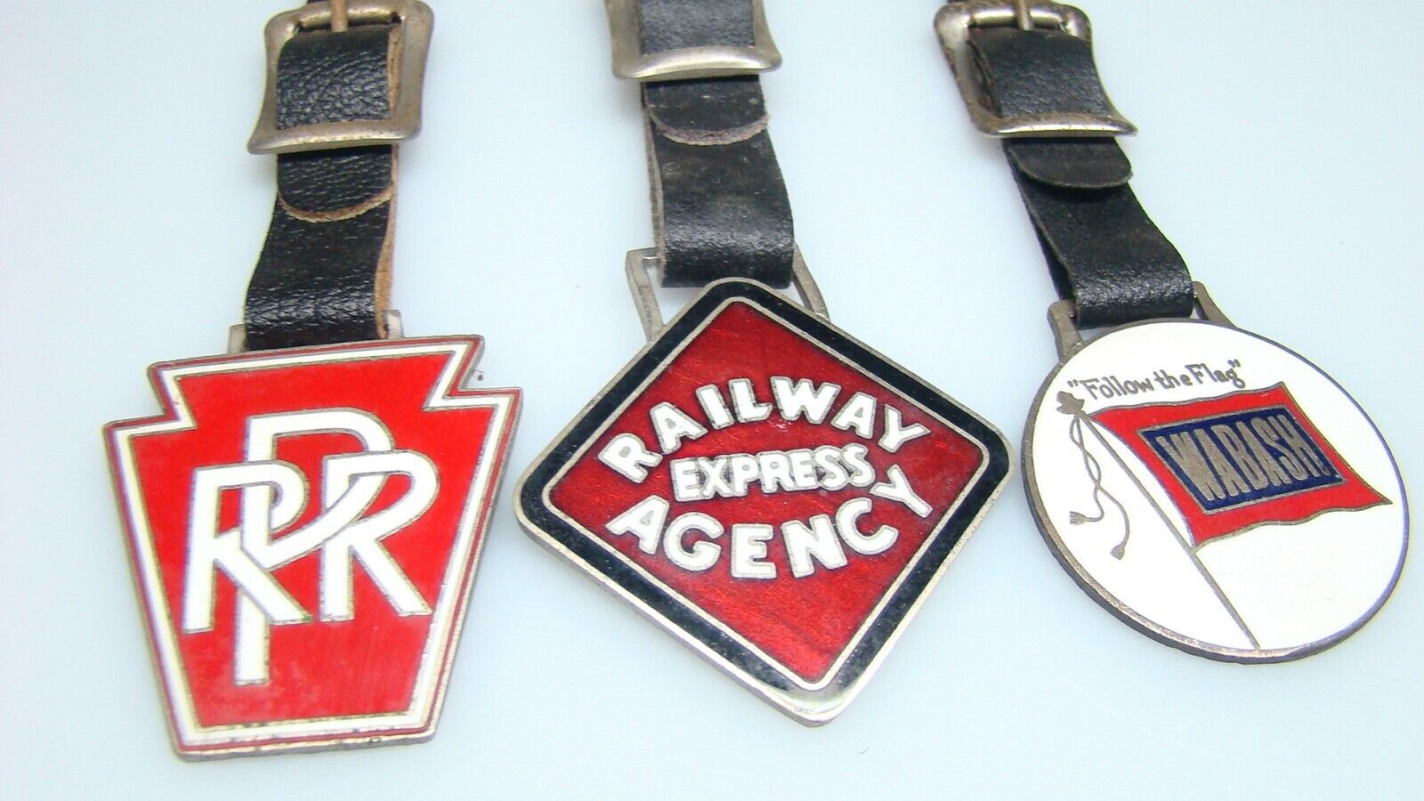 Vintage RR Fobs Railway Express Agency Wabash RDR Fob Lot #15