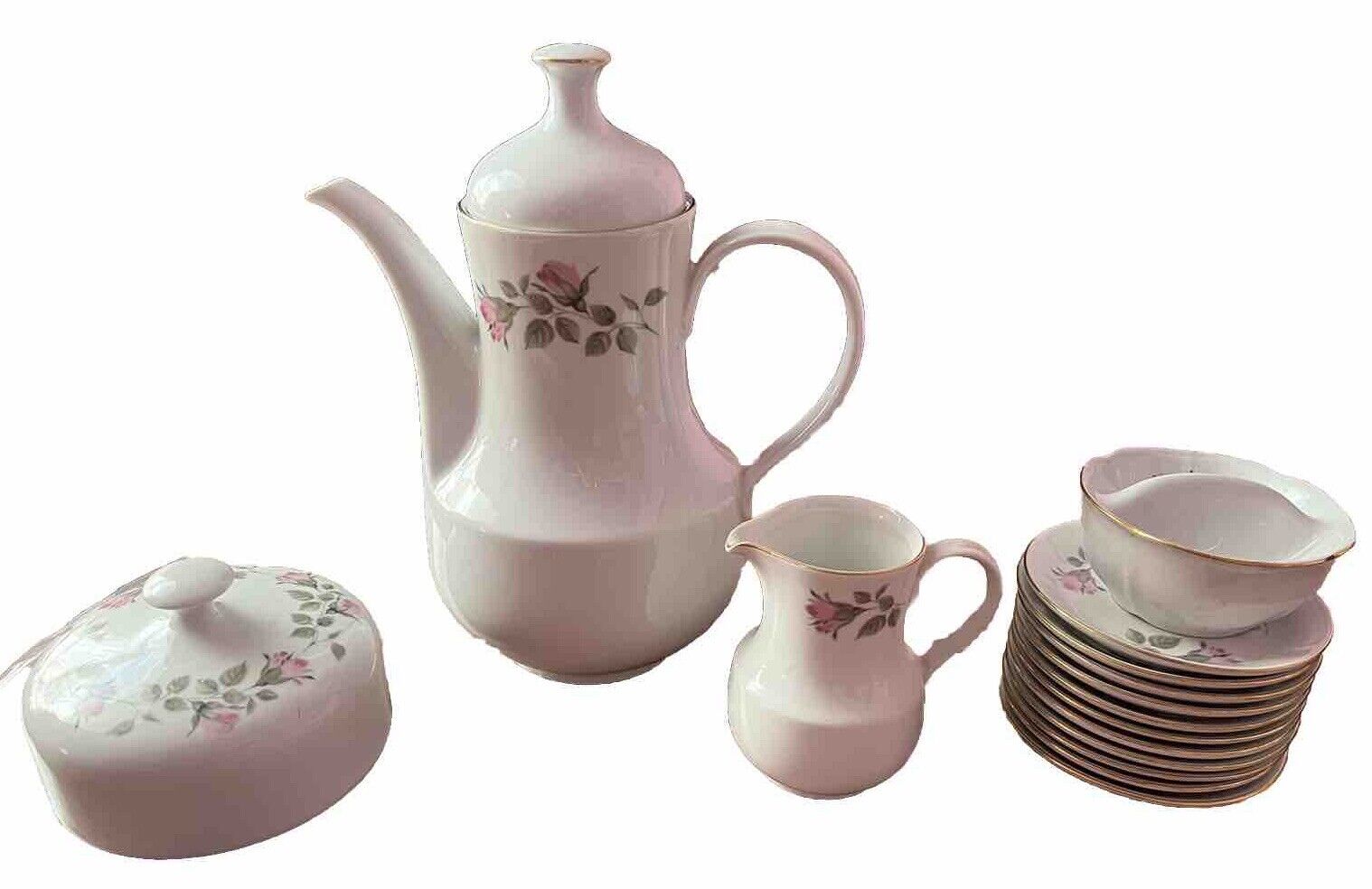 Rare Beautiful Kahla Porcelain Made In GDR Tea Set