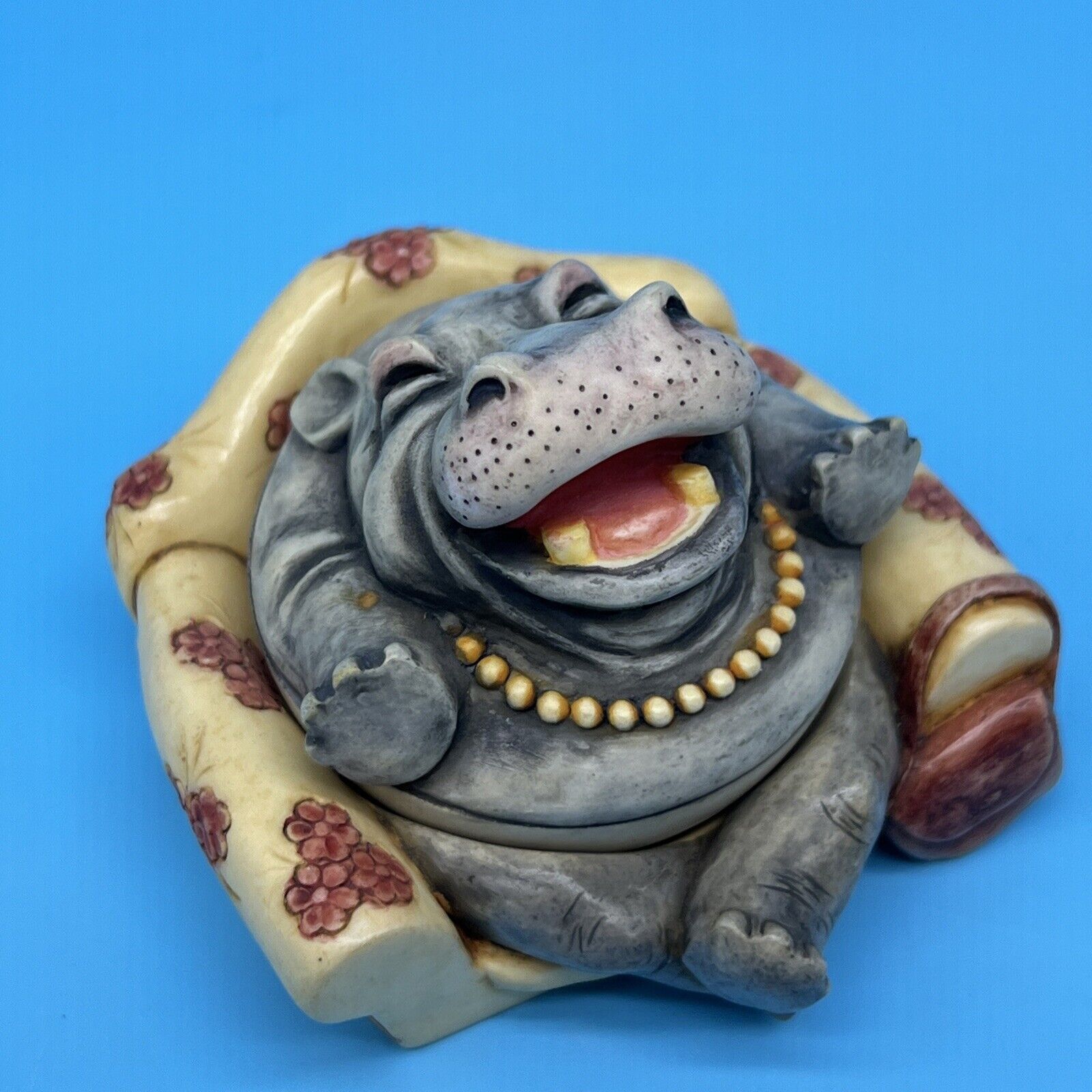 MPS Harmony Kingdom: Gigglees: Rocking Hippo Hippopotamus Figurine