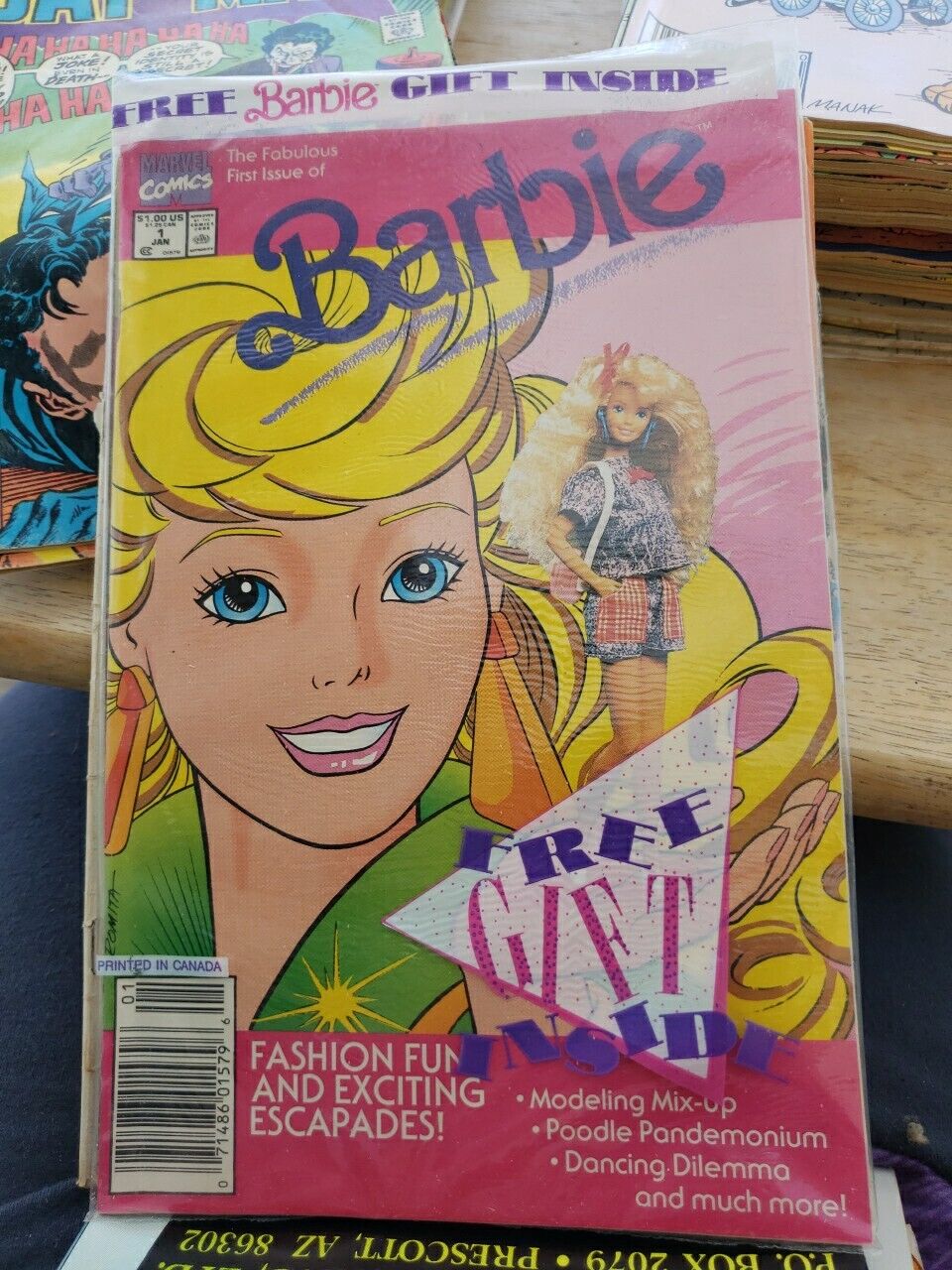 Barbie #1  Marvel Comics 1991 High Grade NM Still Sealed In Original Polybag 