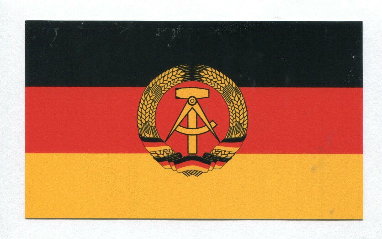 DDR East Germany National Flag GDR German Sticker 3\