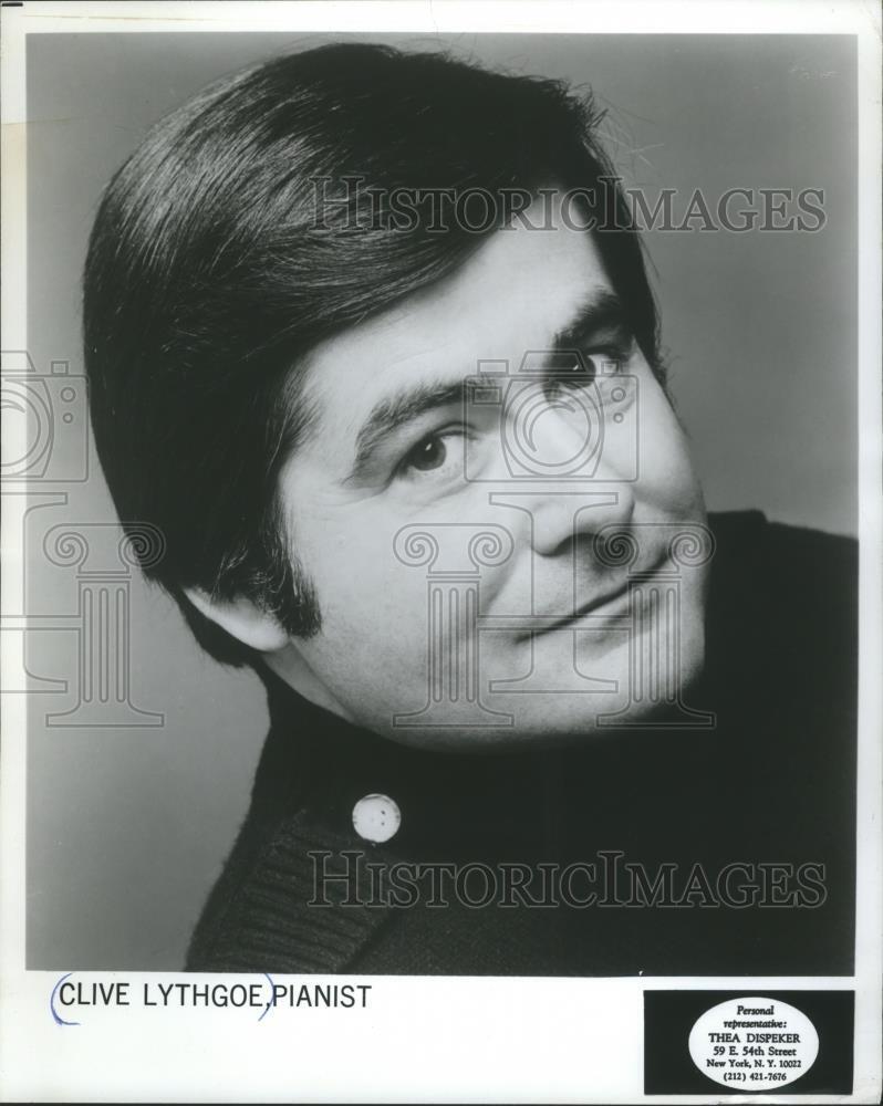 1974 Press Photo Clive Lythgoe Pianist Milwaukee Symphony - mjb24874