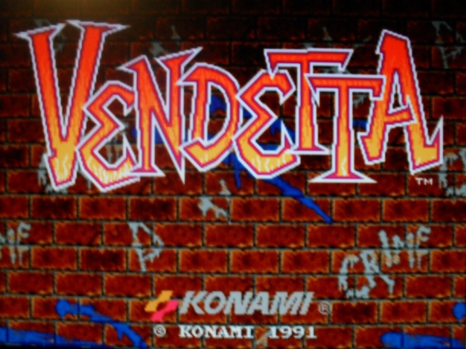 VENDETTA - Konami Arcade - GENUINE LOGIC PCB - WORKING 100% - RARE - 2PL & 4PL