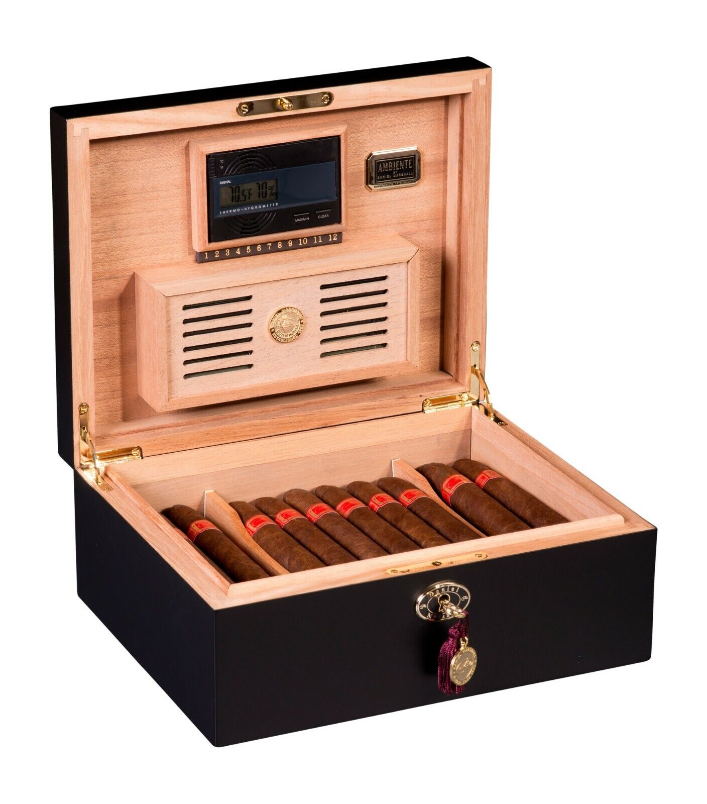 Famous Daniel Marshall Ambiente Humidor for 65 Cigars 20065