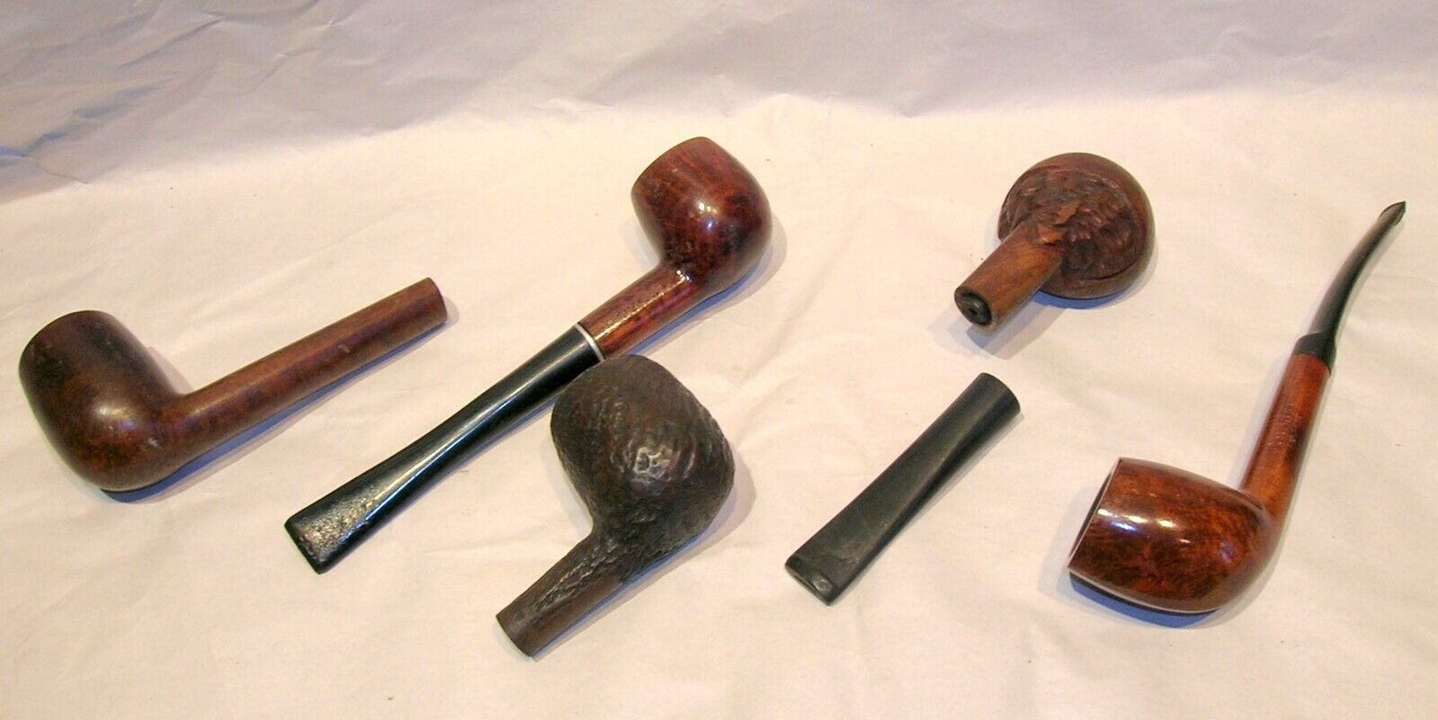 LOT OF VINTAGE TOBACCO PIPES AND PARTS - AS IS - BEST OFFER