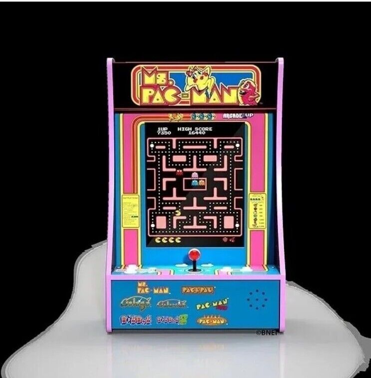 ARCADE1UP MS PAC-Man PARTYCADE 8 Games in 1 (Same Day Shipping)   