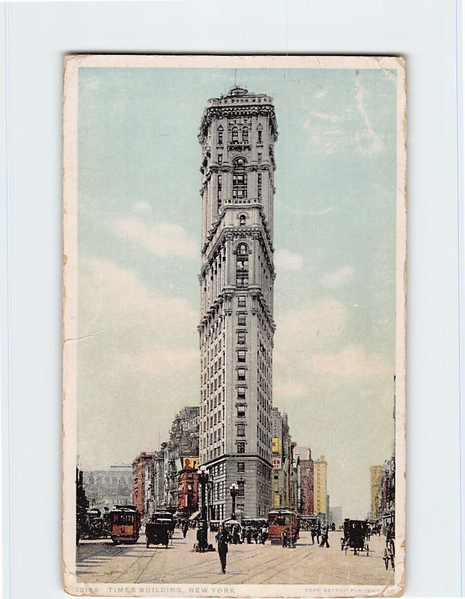 Postcard Times Building New York City New York USA