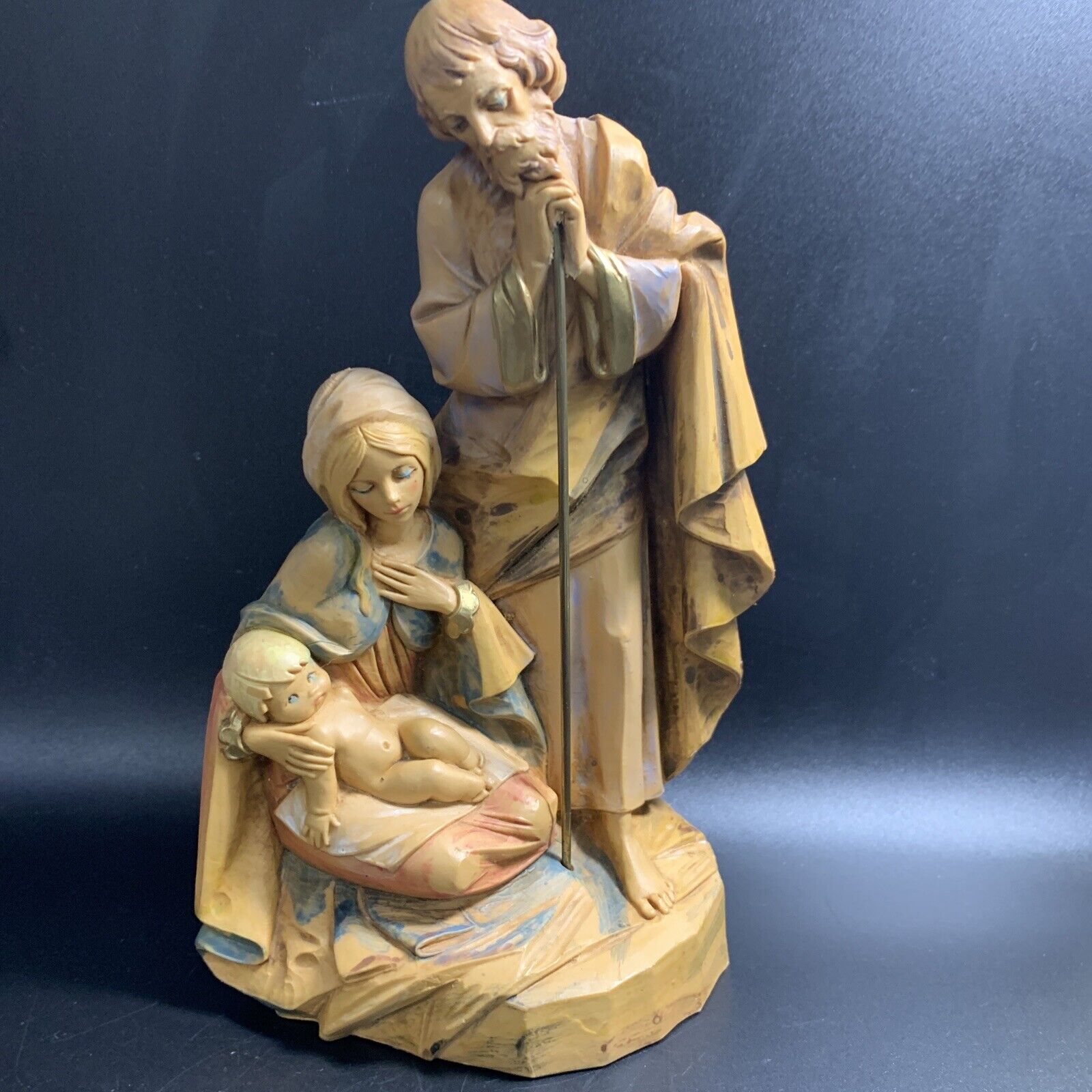 Vintsge Fontanini Simonelli Italy 800 DEPOSE Holy family Nativity F27 Jesus Mary