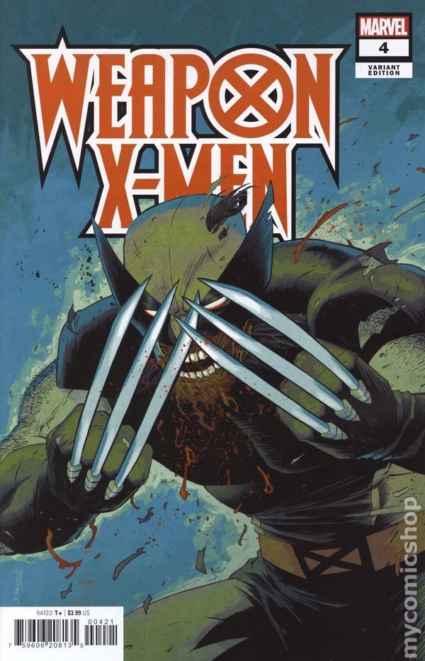 Weapon X-Men #4B Stock Image