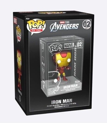 Funko Pop Die-cast Iron Man 02 Brand New Funko Shop Exclusive Avengers Disney