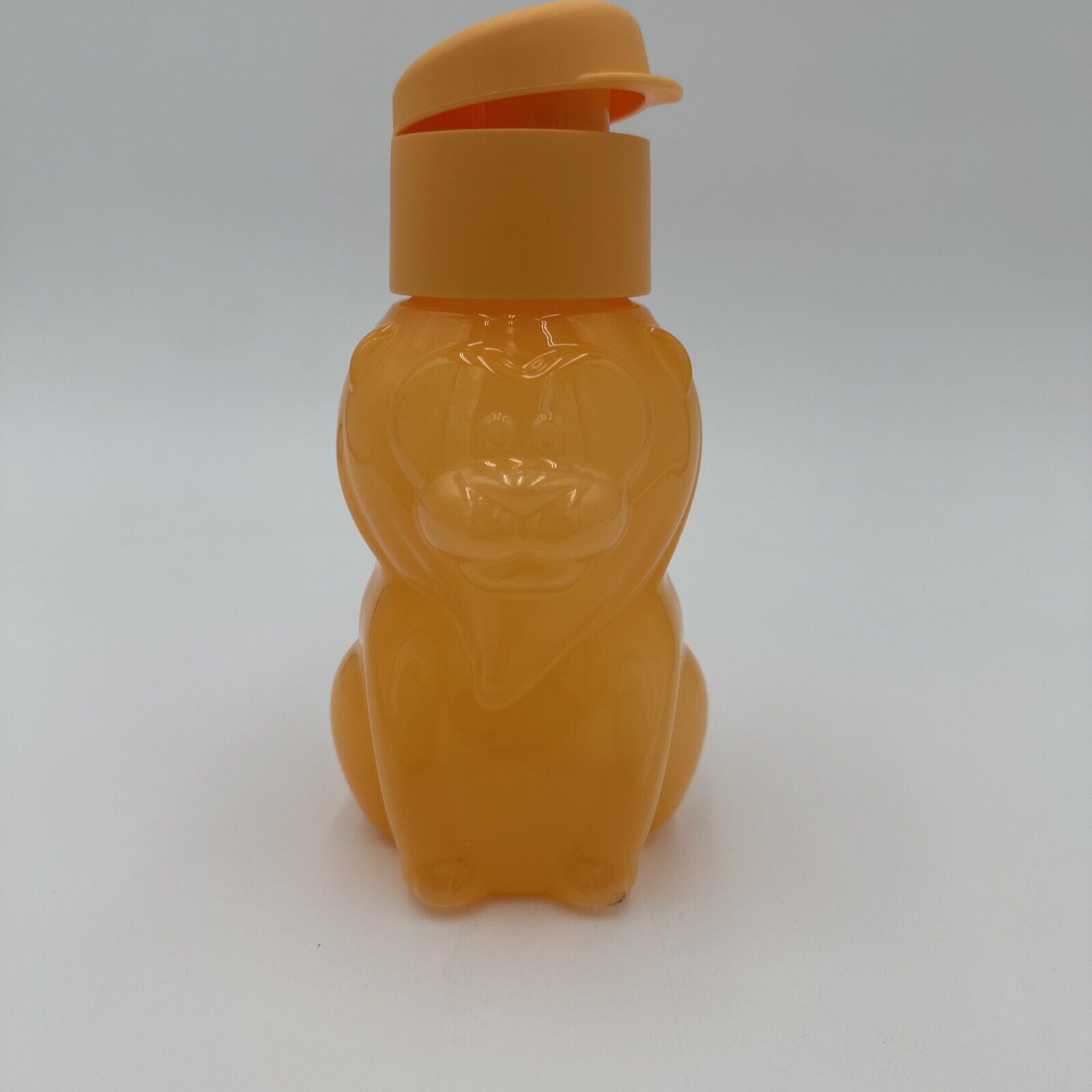 Tupperware Mini Eco Bottle Kids Lion Design 350ml 12oz Sheer Mango