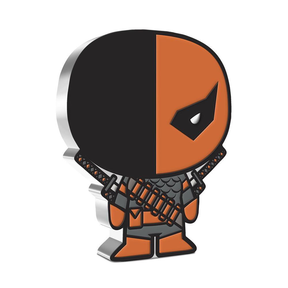 2021 Niue DC Comics - Chibi - Deathstroke 1 oz Silver Colorized Proof $2 Coin...