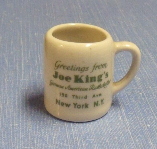 1930s Joe King\'s Rathskeller Mini-Mug - New York