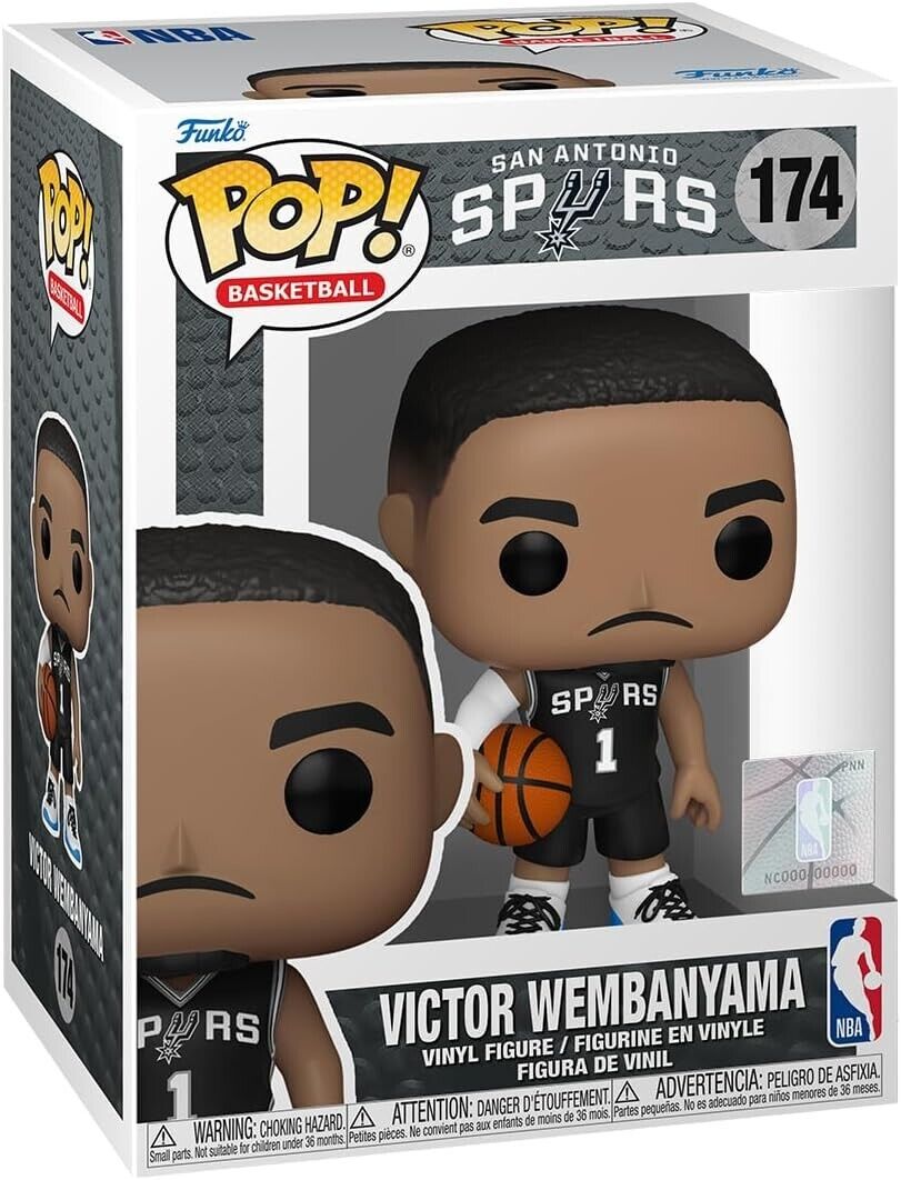 Funko Pop NBA San Antonio Spurs - Victor Wembanyama Figure w/ Protector