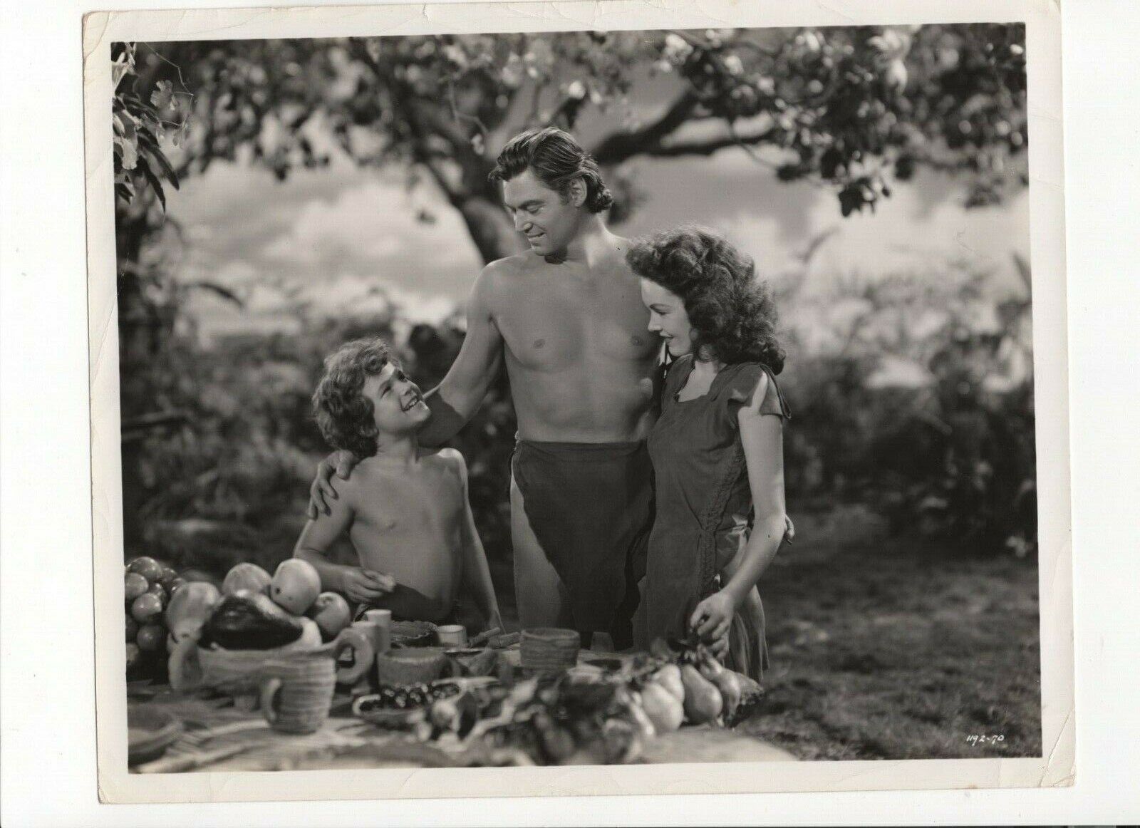 Maureen O\'Sullivan & Johnny Sheffield IN Tarzan\'s Secret Treasure ORIG PHOTO 375