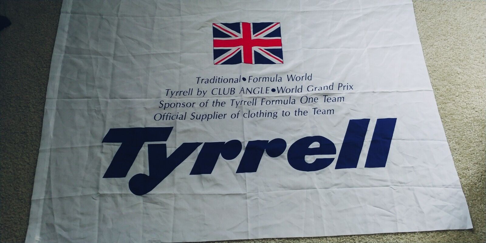 Tyrrell F1 Vintage Flag from 90’s