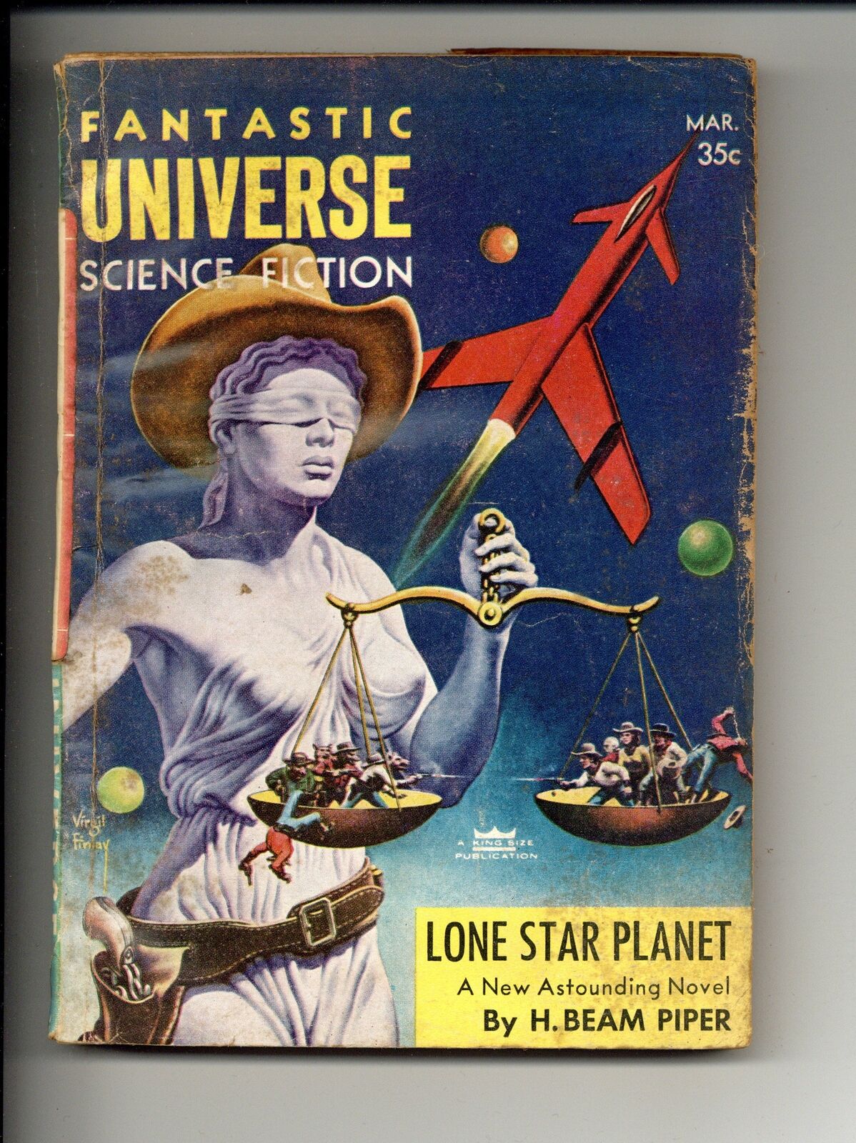 Fantastic Universe Vol. 7 #3 GD- 1.8 1957 Low Grade