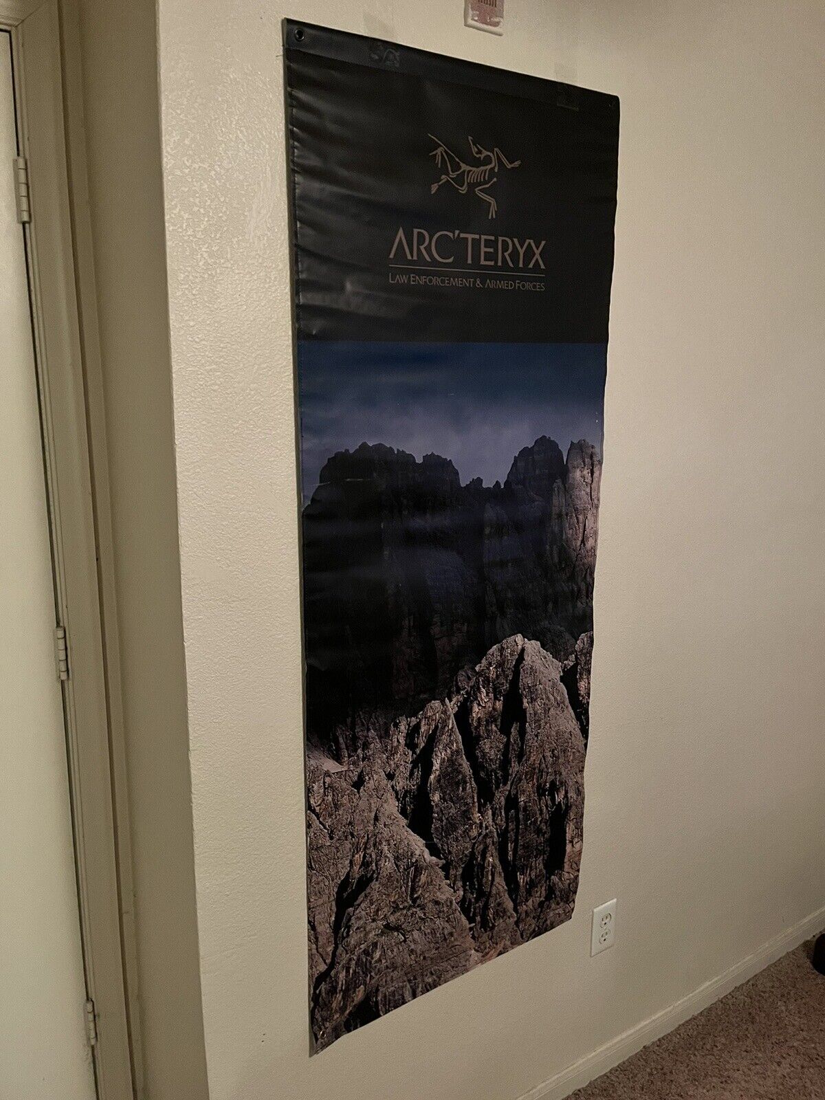 ULTRA RARE Arc’teryx LEAF Double Sided  5x2 Foot Promotional Vinyl Banner