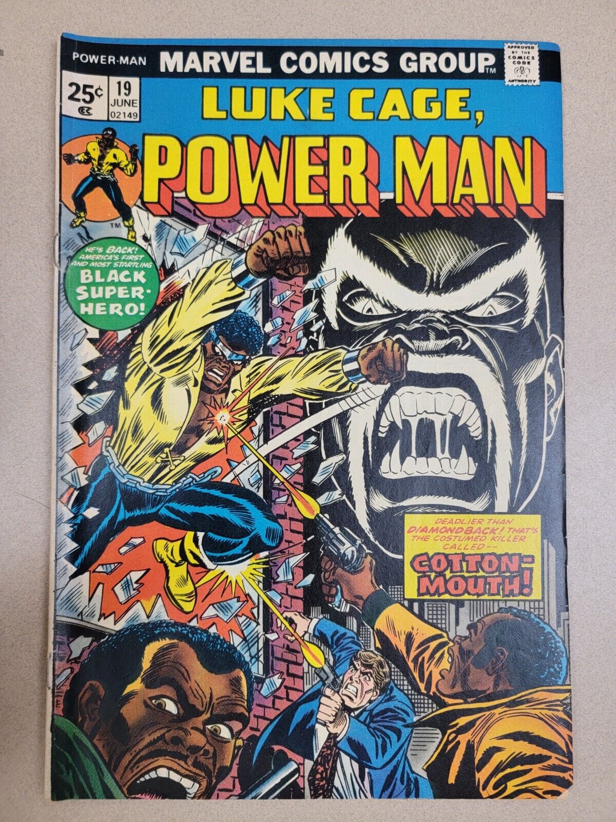 Stan Lee Presents Luke Cage, Power Man Vol 1 #19 June 1974 By Marvel Comics