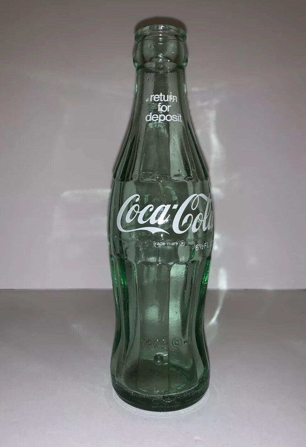 Coca Cola Coke Bottle Marianna AR 6 1/2 Fl Oz Vintage 1974 6.5 Green Glass