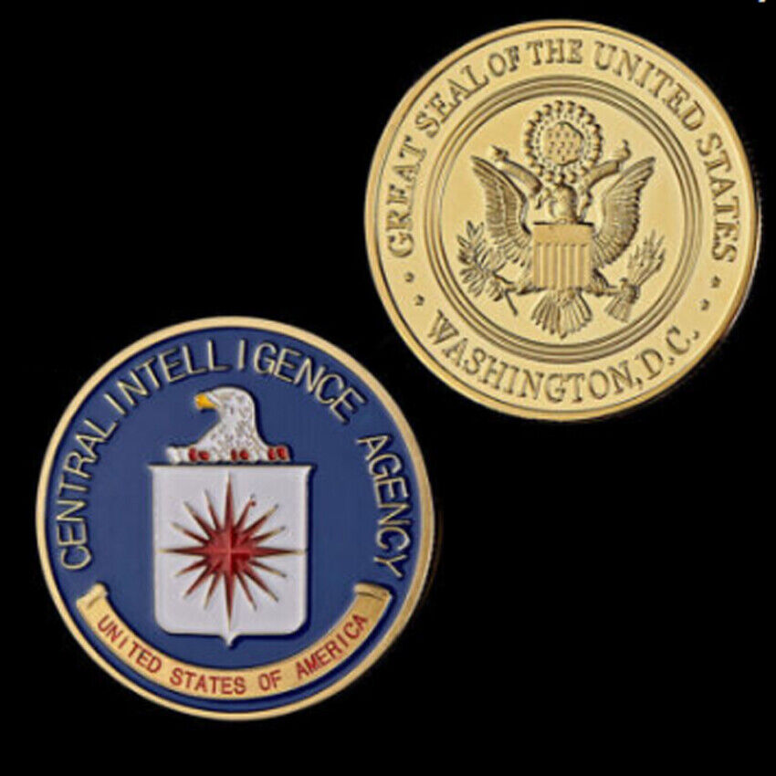 CIA Gold Coin Challenge Central Intelligence Agency Great Seal USA America