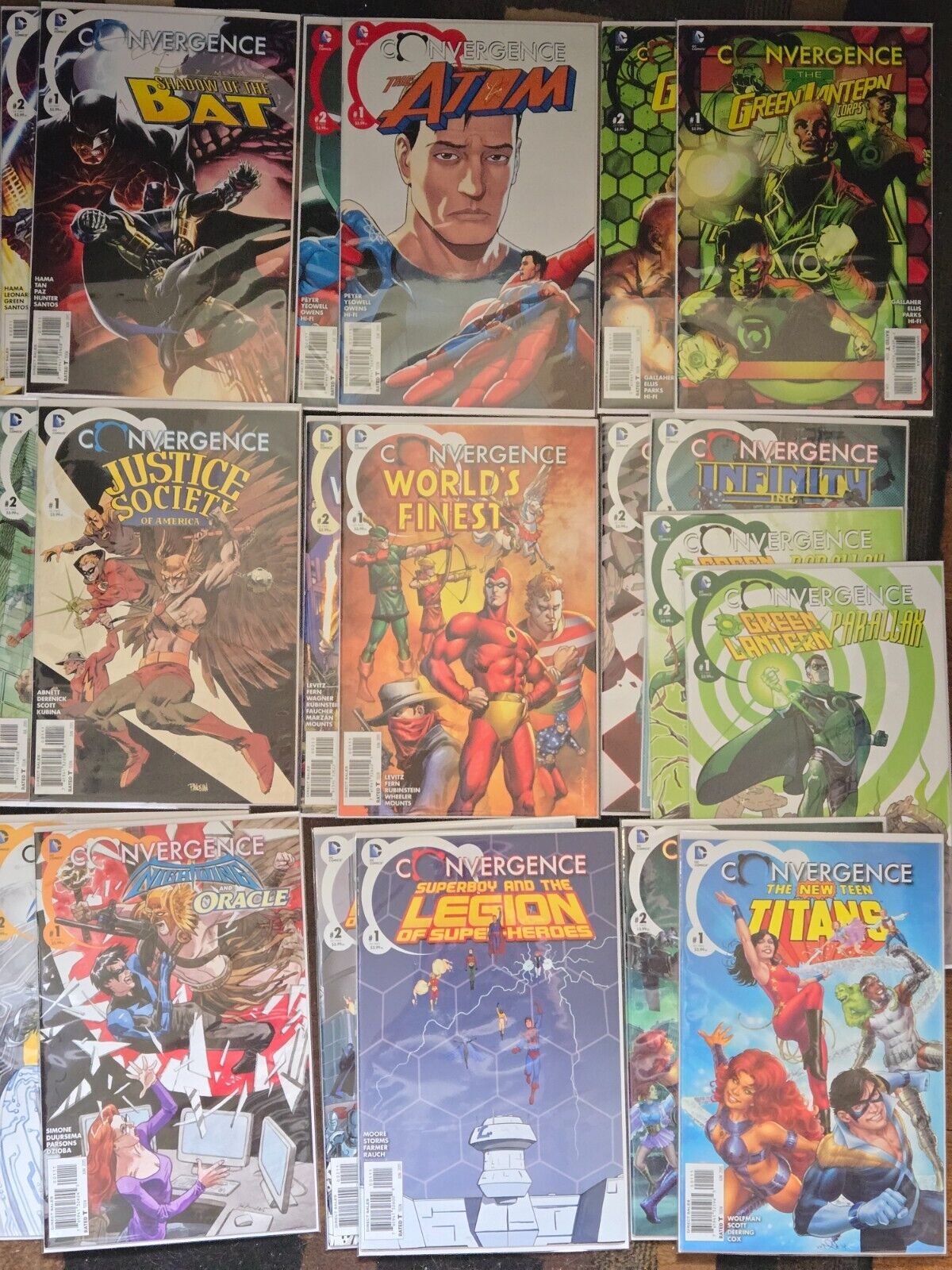 (LOT 20) DC Convergence Selected Lot, TY - Justice World\'s Green Lantern VFNM