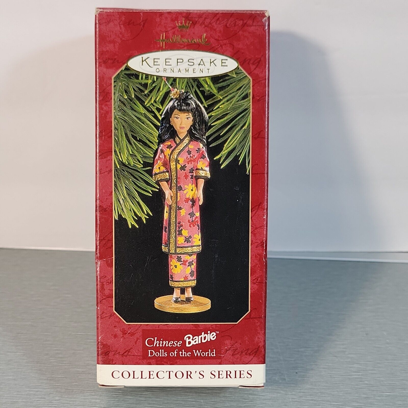 Hallmark Chinese Barbie Dolls of the World 3 Christmas Ornament 1997 QX6162 Gift
