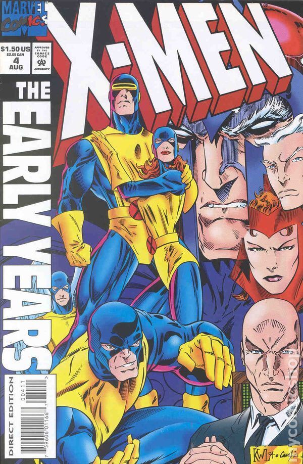 X-Men The Early Years #4 FN 1994 Stock Image