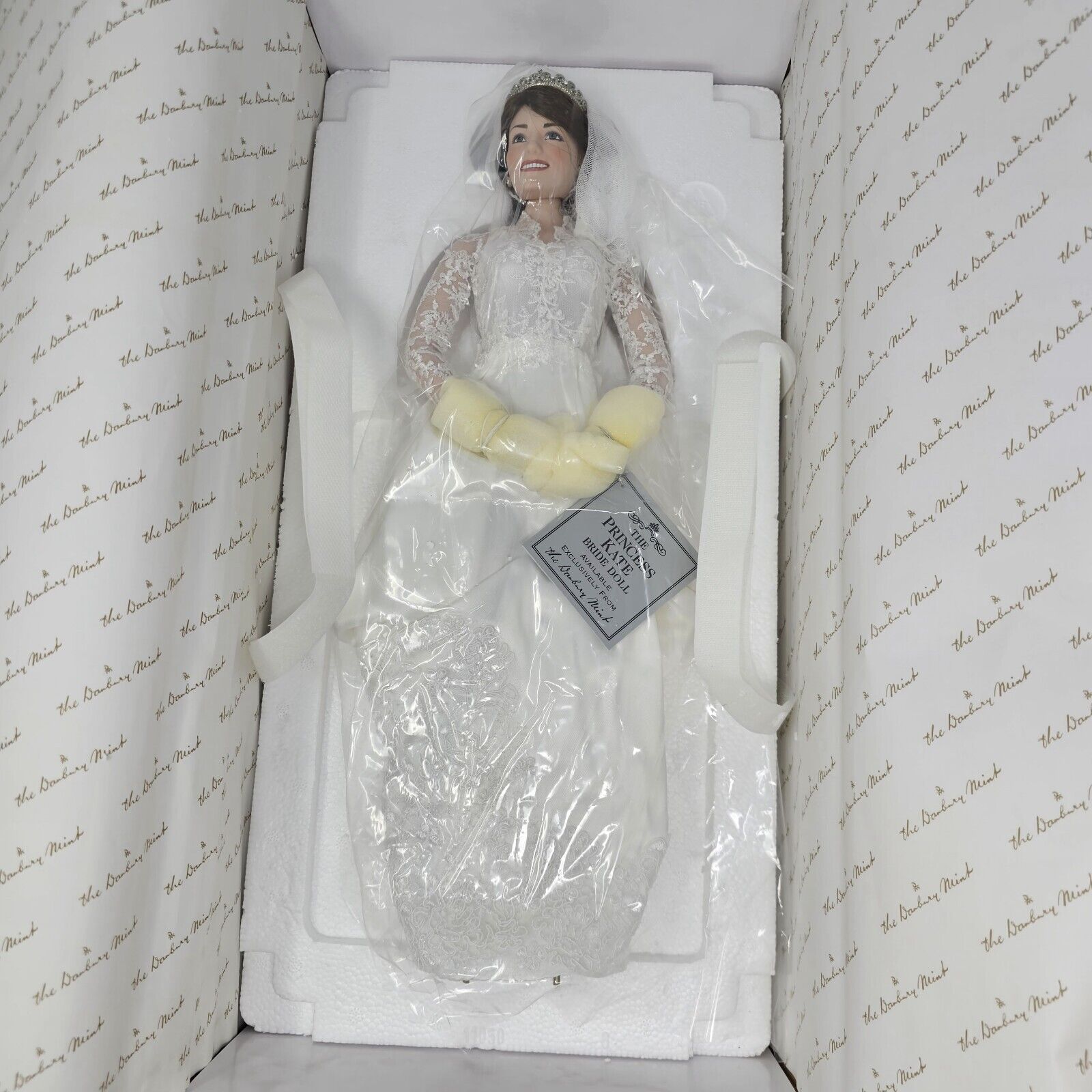 The Princess Kate Middleton Bride Doll 2011 NEW In Box Royal  The Danbury Mint