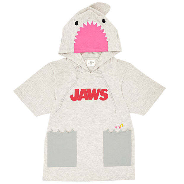 USJ Exclusive Jaws hooded t-shirt Size L Universal Studios Japan