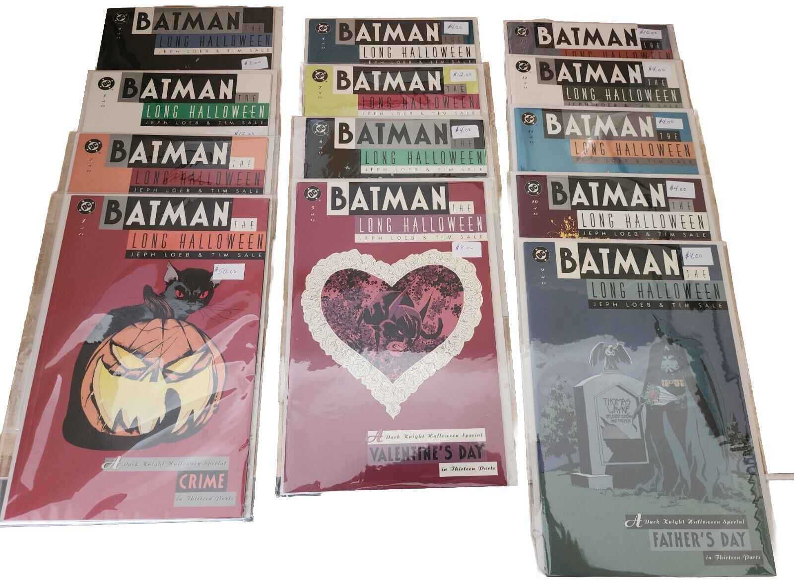 BATMAN: THE LONG HALLOWEEN #1-13 DC COMIC FULL RUN LOT HI GRADE NM/M