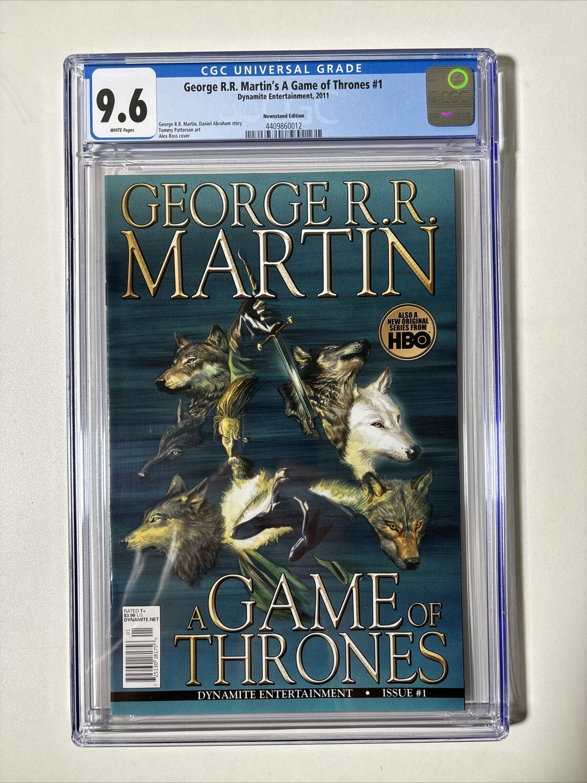 GEORGE R.R.MARTIN’S A GAME of THRONES#1 CGC UNIVERSAL GRADE 9.6