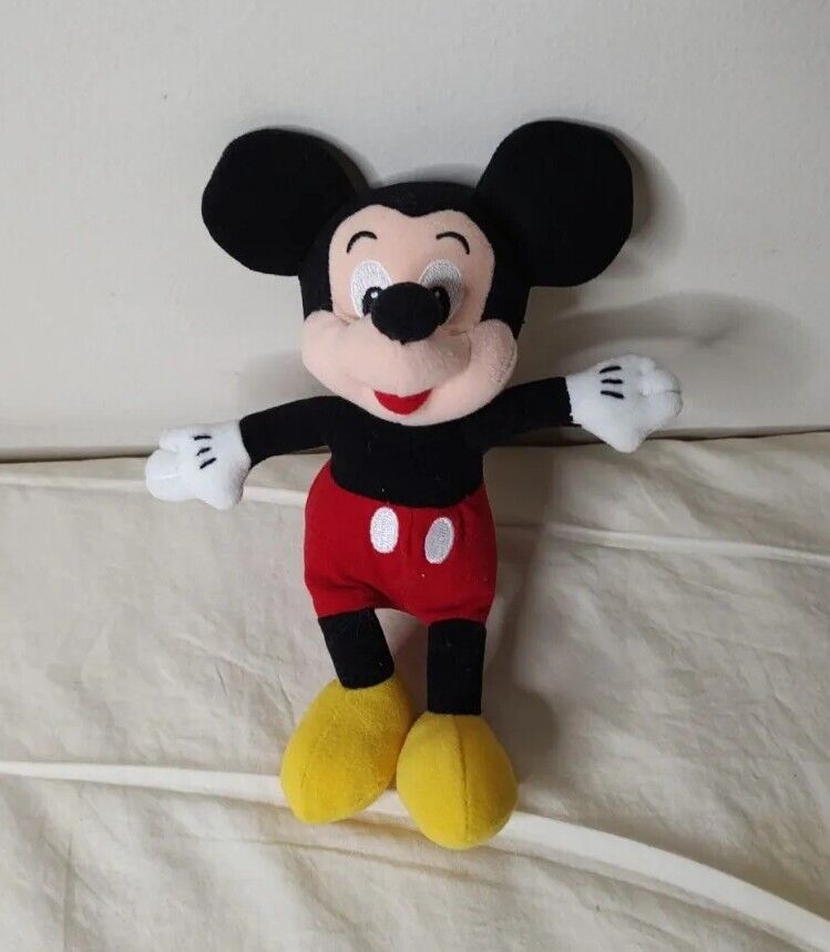 Vintage Mickey Mouse Bean Bag Plush  Disney  7”