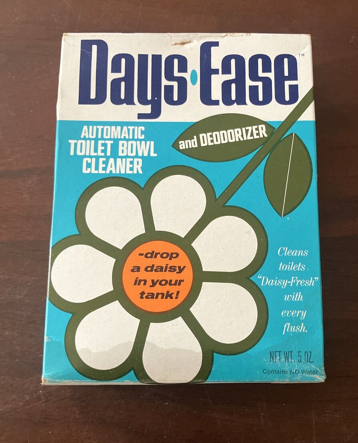 Vintage 70s Days Ease Disinfectant Toilet Bowl Cleaner PROP