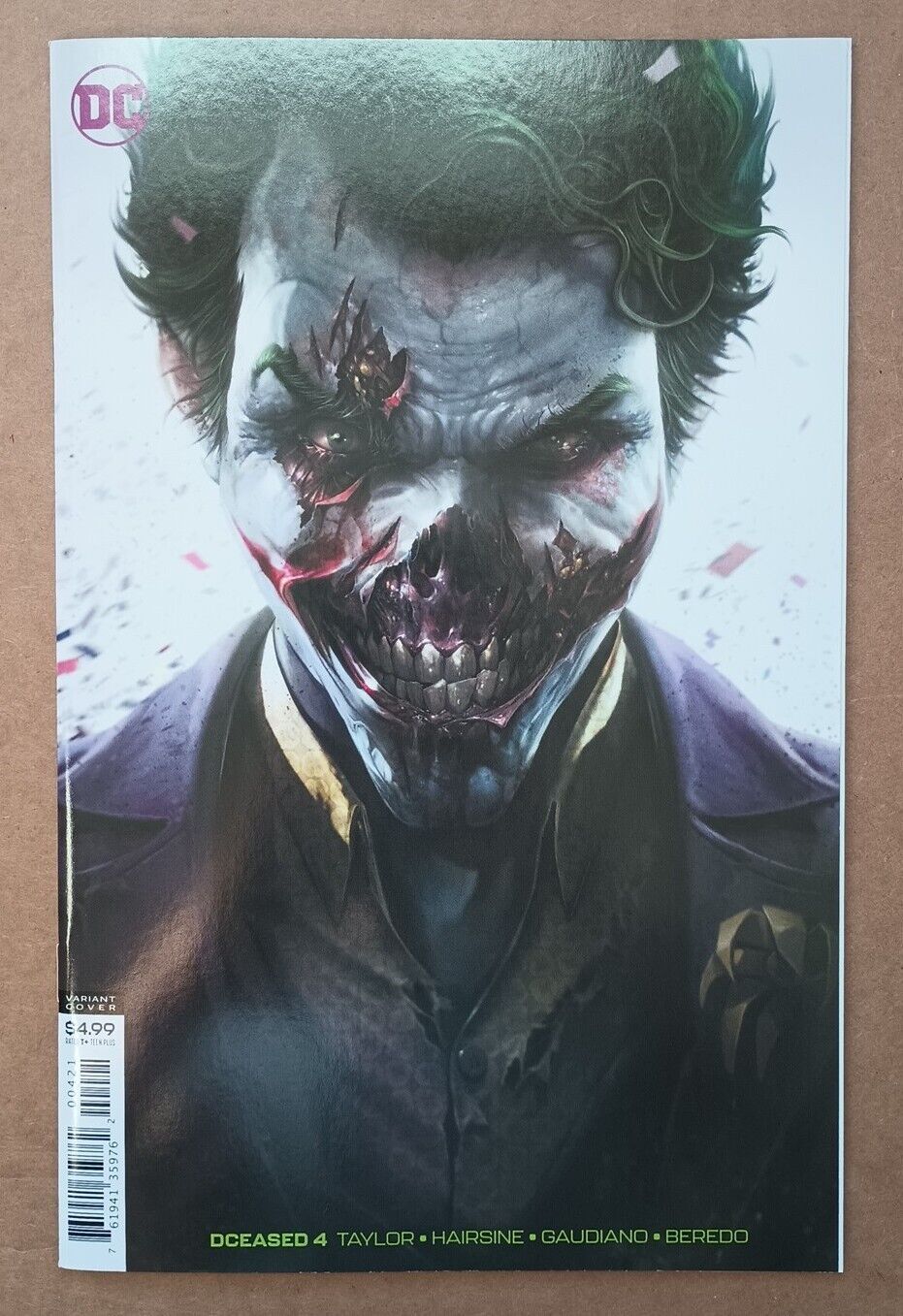 DCeased #4 2019 DC Variant Andy Kubert Tom Taylor Francesco Mattina Joker Cover